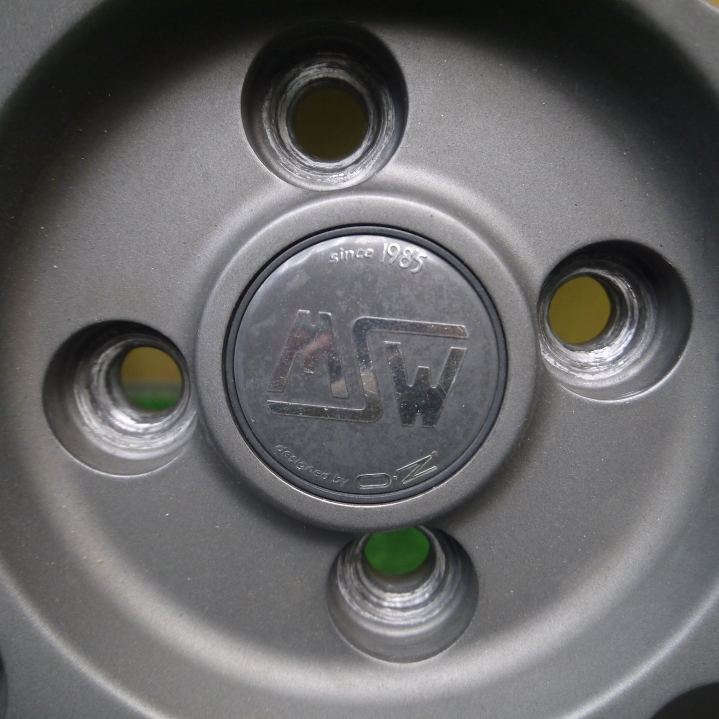 [送料無料] キレイ★O・Z MSW85 ホイール 16インチ 16×6.5J OZ PCD100/4H★5020713Hホ