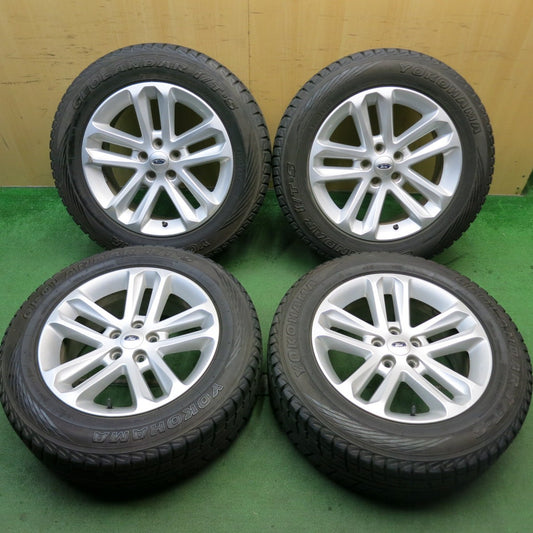 バリ溝！9.5分★Ford フォード エクスプローラー XLT 純正 225/65R18 スタッドレス ヨコハマ ジオランダー i/T-S 18インチ PCD114.3/5H★5081601HAス