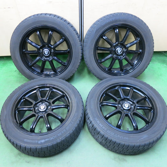 キレイ★スタッドレス 235/50R18 ダンロップ ウインターマックス WM02 ESTROSA エステローザ 18インチ PCD114.3/5H★5082602SKス