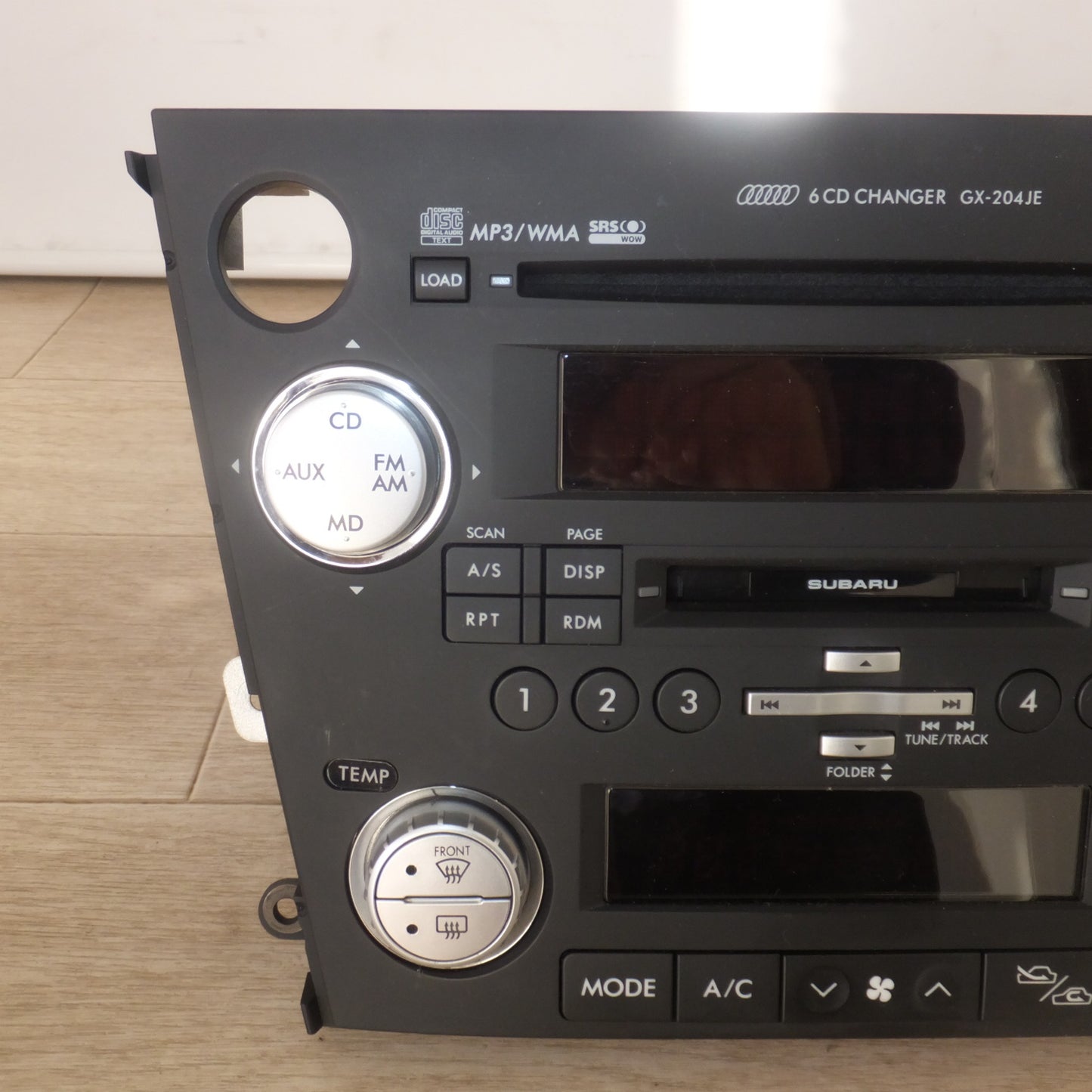 [送料無料] 現状品★ケンウッド製 スバル 純正 レガシィ BL5 BP5 カーオーディオ GX204JEF2 86201AG070 6連CDチェンジャー★