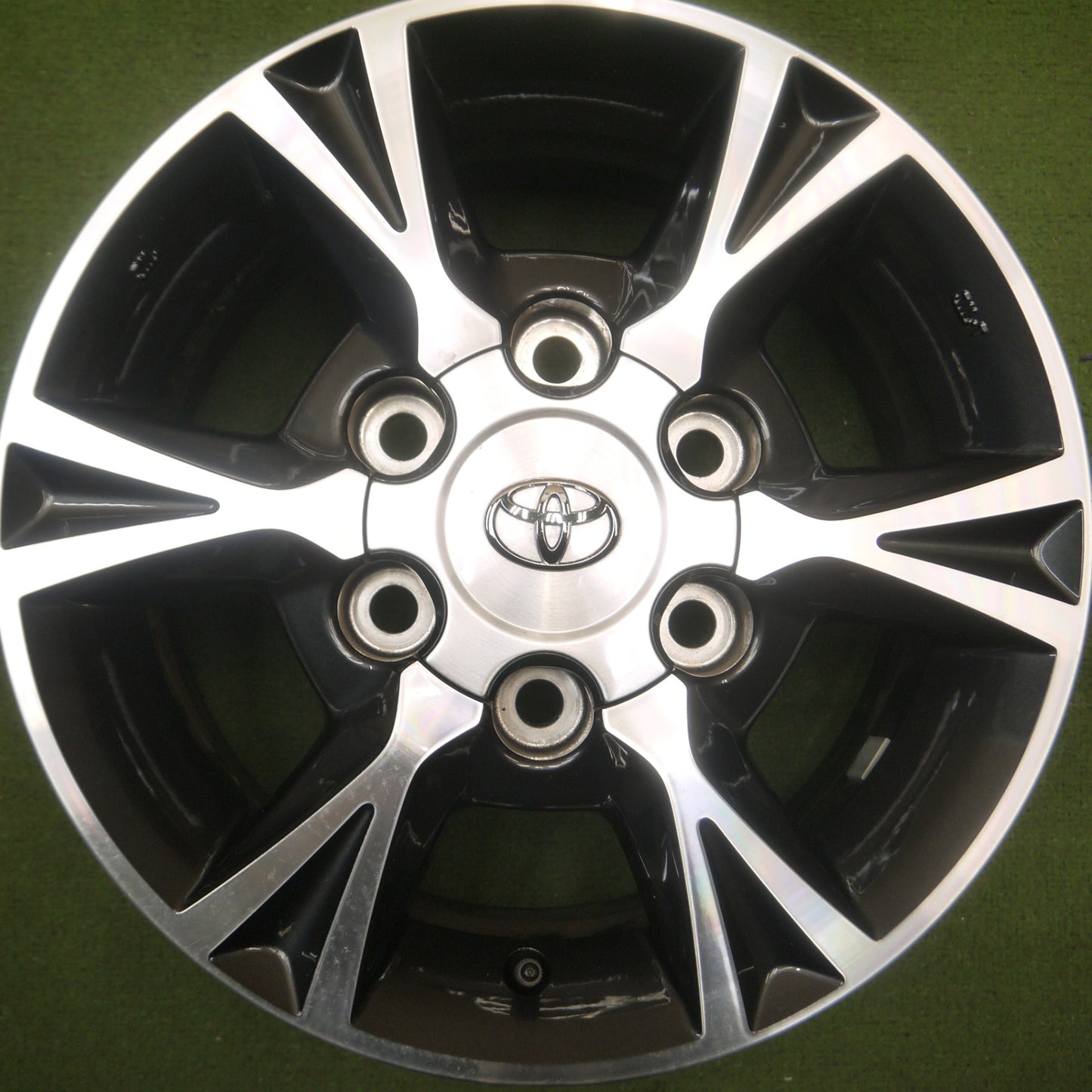 *送料無料* 4本価格★トヨタ 200系 ハイエース 純正 OP ホイール 15インチ 15×6J PCD139.7/6H★4052704Hホ