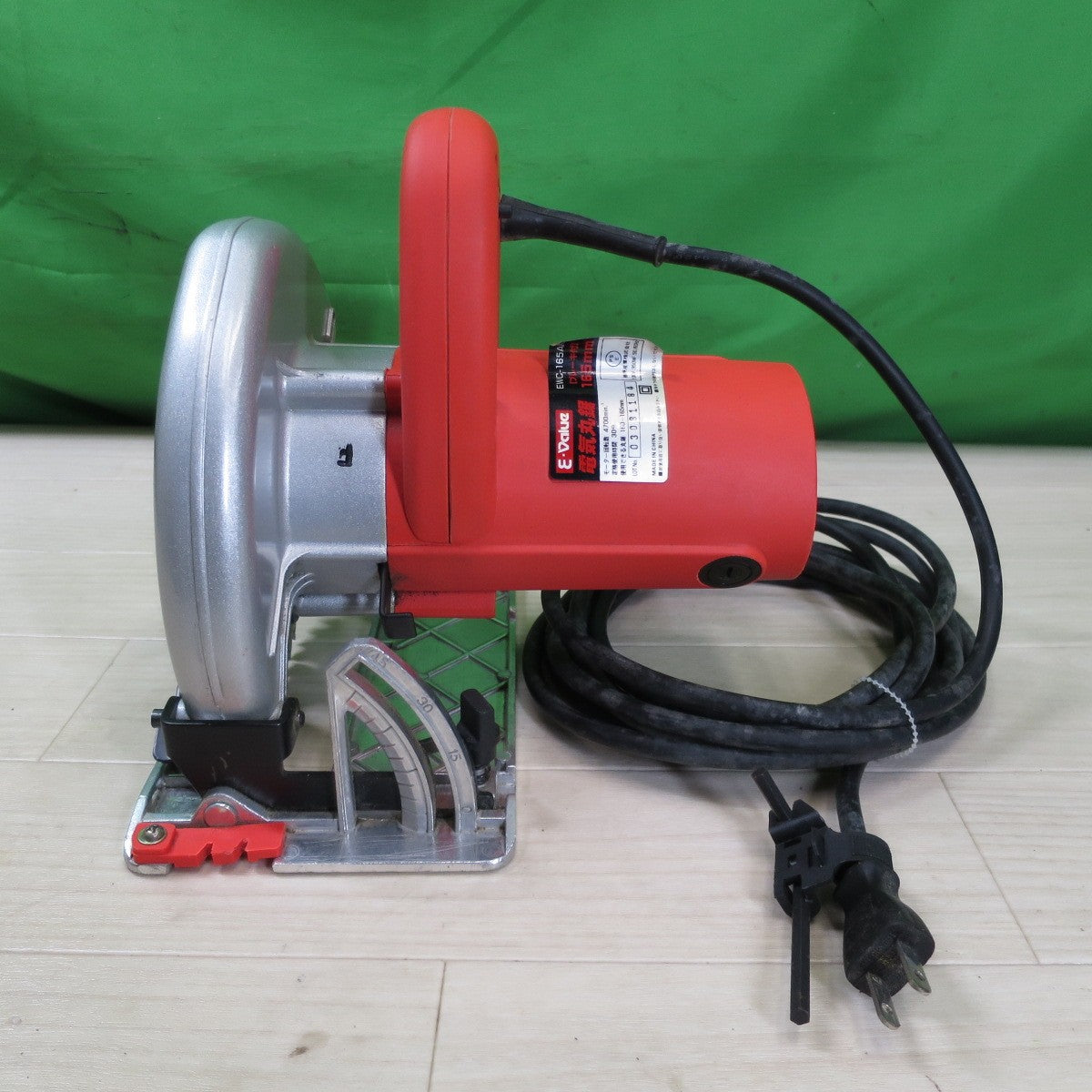 [送料無料] 付属品付き☆藤原産業 E-Value 165mm 電気 丸鋸 EWC-165AN 電動 工具 切断機 丸のこ マルノコ 丸ノコ☆