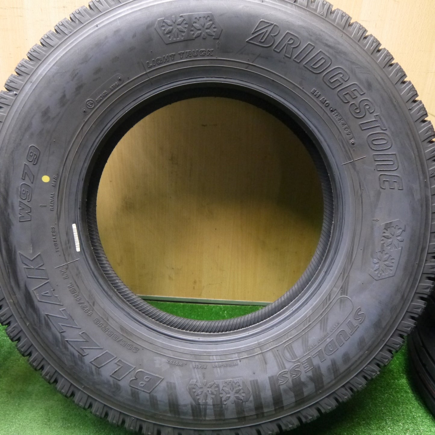 バリ溝！21年！9分！6本★トラック タイヤ 205/85R16 117/115L スタッドレス ブリヂストン ブリザック W979 16インチ★5122305Hスタ