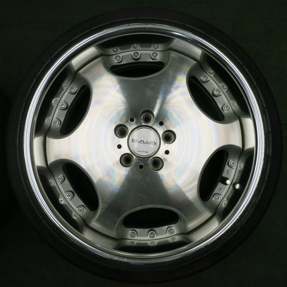 *送料無料* バリ溝！23年！9.5分★SHALLEN AME 225/35R19 245/35R19 ナンカン ウルトラスポーツ NS-2 ハンコック ベンタス V12 evo シャレン PCD114.3/5H★4051303NJノ