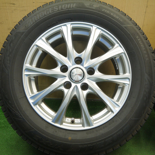バリ溝!24年!キレイ!9.5分以上◎スタッドレス 215/65R16 ブリヂストン ブリザック VRX3 JOKER ジョーカー 16インチ PCD114.3/5H◎6070102Hス