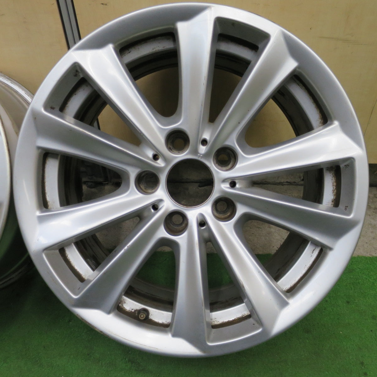 2本価格★BMW 5シリーズ F10 F11 純正 ホイール 17インチ 8J×17 PCD120/5H★6031103ナホ
