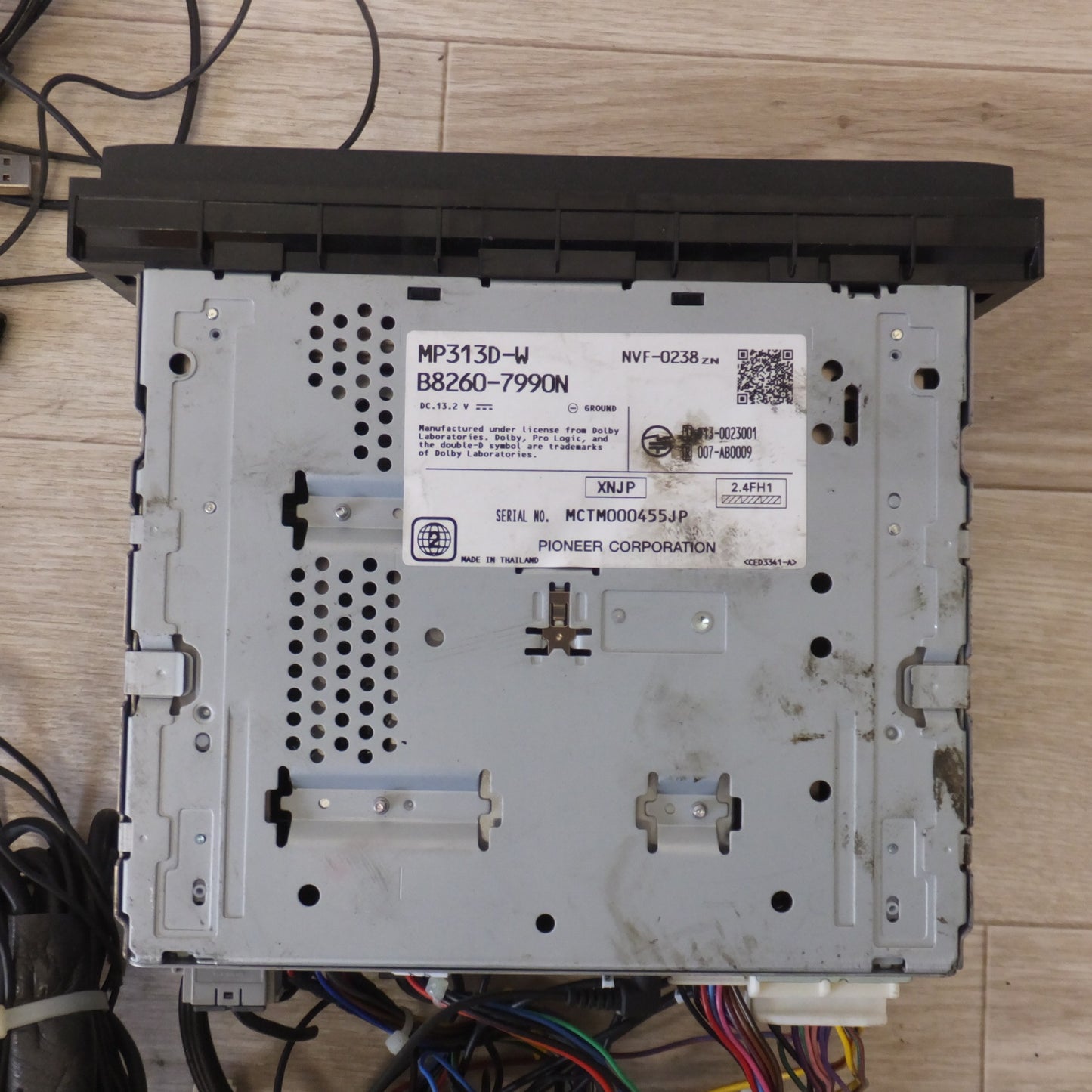 [送料無料] ジャンク★パイオニア製 日産 純正 オリジナルナビゲーションシステム B8260-7990N MP313D-W[49]★