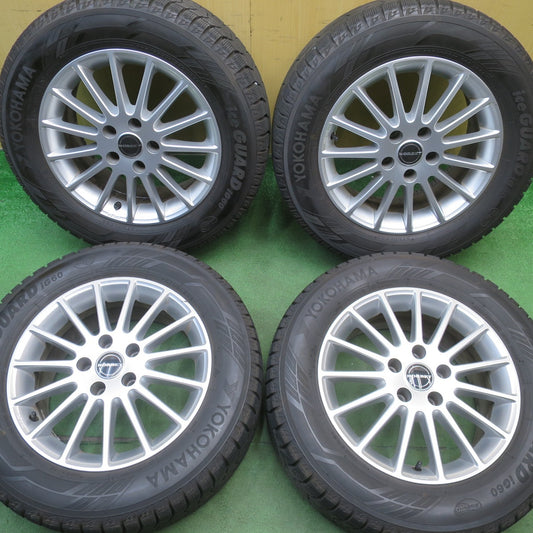 バリ溝！22年！9.5分★アウディ 等 BORBET 225/55R16 スタッドレス ヨコハマ アイスガード iG60 ボルベット 16インチ PCD112/5H★6051203NJス