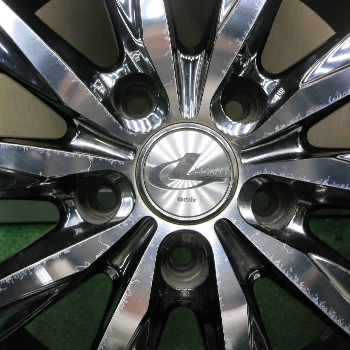 *送料無料* 4本価格★LEONIS CX weds 225/40R18 ピレリ ドラゴン スポーツ TM レオニス 18インチ PCD114.3/5H★4041708TNノ