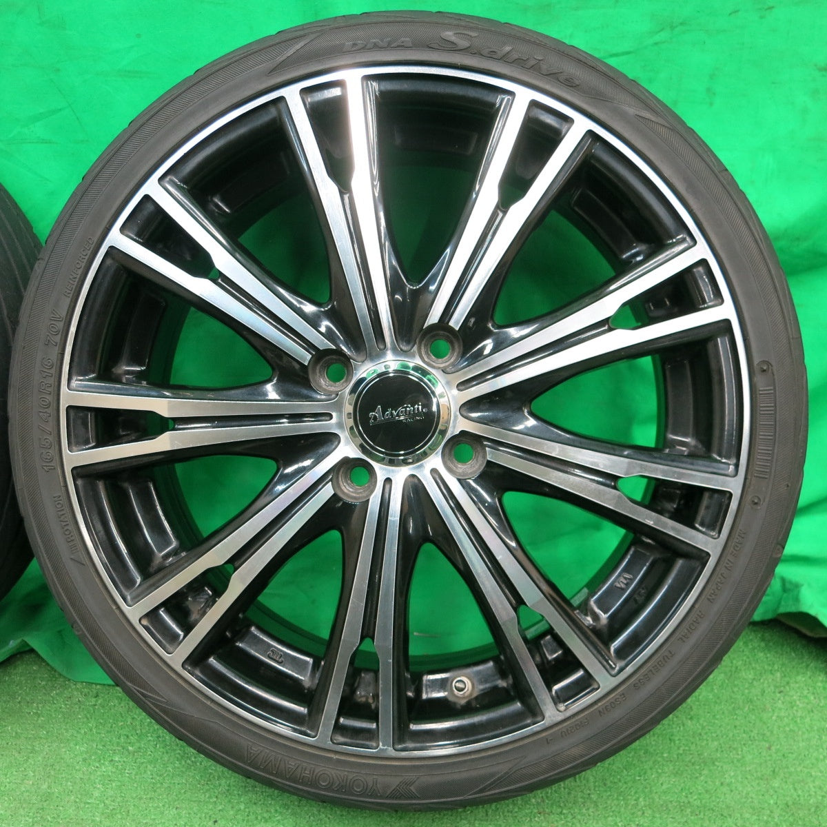 *送料無料* 4本価格★Advanti RACING 165/40R16 ヨコハマ DNA S.drive アドヴァンティ レーシング PCD100/4H★4051006ナノ