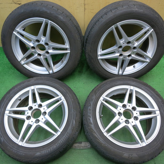 4本価格！21年★ベンツ 等 AGA Schalf 205/55R16 ブリヂストン プレイズ PX-RV2 シャルフ 16インチ PCD112/5H★5060301NJノ