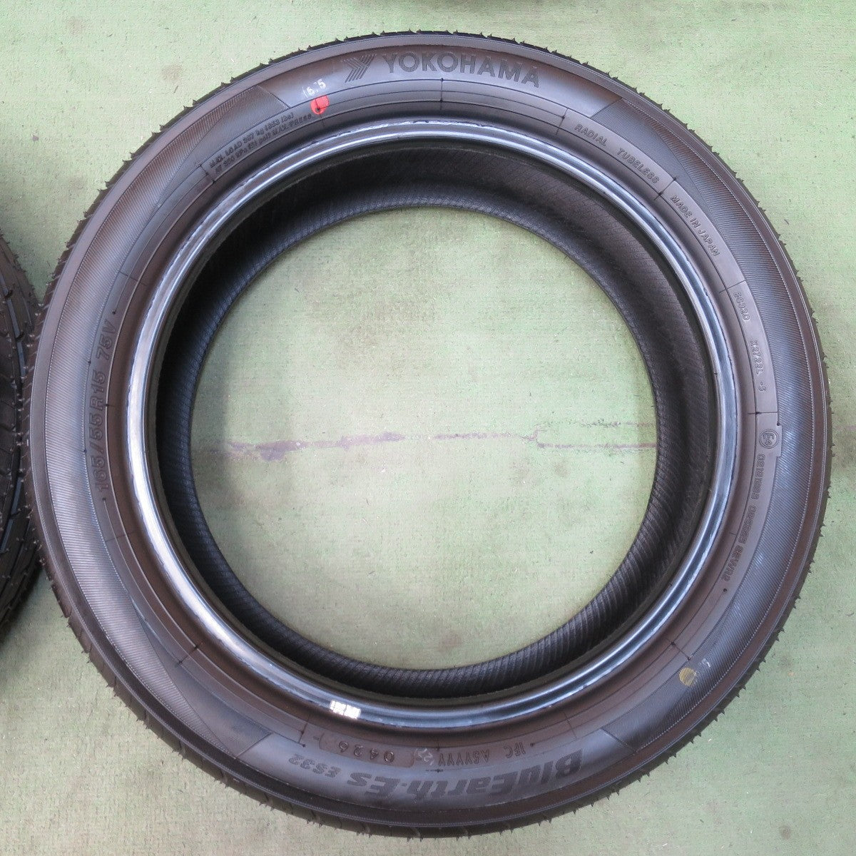 新車外し！26年★165/55R15 ヨコハマ BluEarth-ES ES32 ES32D タイヤ 15インチ ブルーアース ムーブ キャンバス ウェイク N-BOX 等 軽サイズ★6032404イノタ