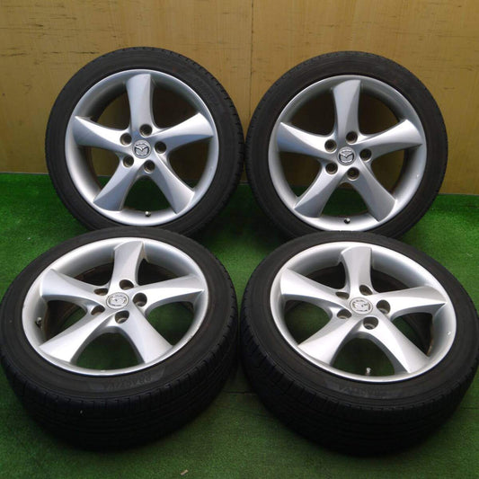 4本価格★マツダ アテンザ 純正 215/45R17 プラクティバ ヨコハマ製 17インチ PCD114.3/5H★5013101Hノ