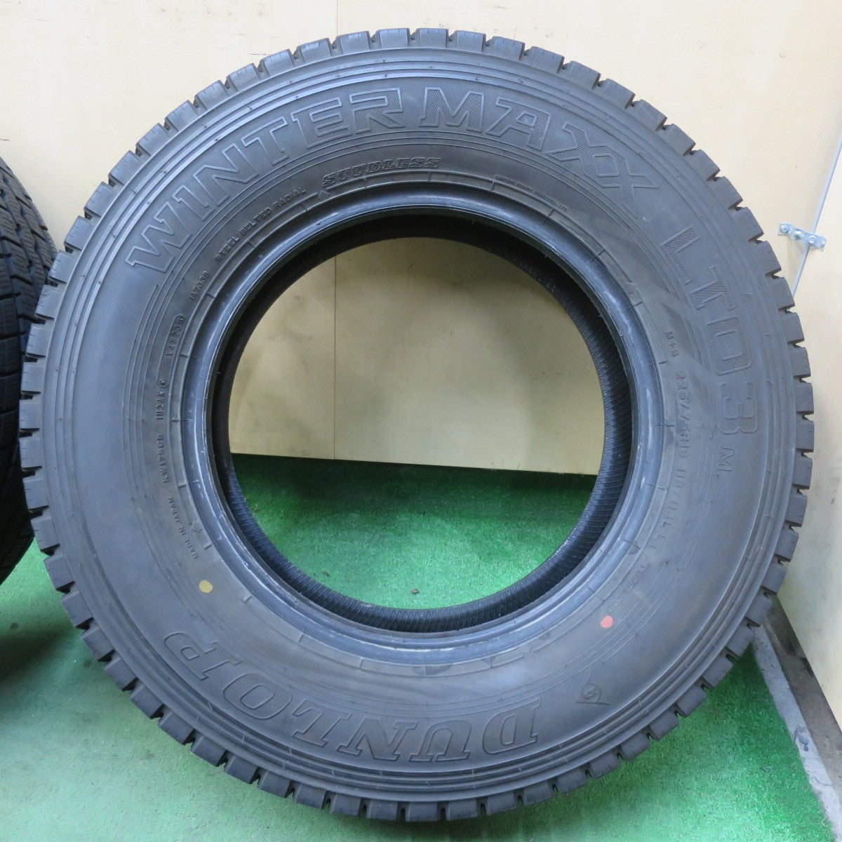 バリ溝！23年！9分！6本★トラック タイヤ 225/75R16 118/116L スタッドレス ダンロップ ウインターマックス LT03M 16インチ★5121901イスタ