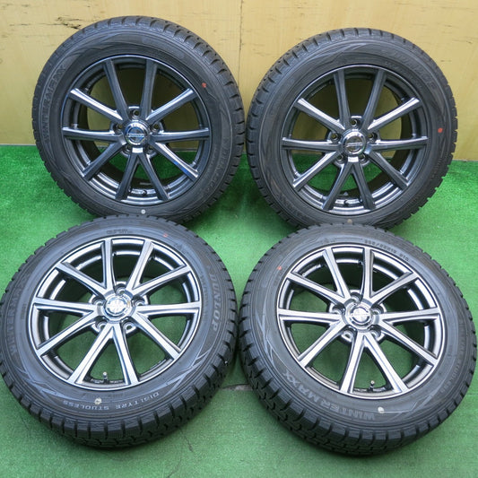 バリ溝！キレイ！9.5分★スタッドレス 205/55R16 ダンロップ ウインターマックス WM01 EUROMAGIC ユーロマジック 16インチ PCD114.3/5H★5042706HAス