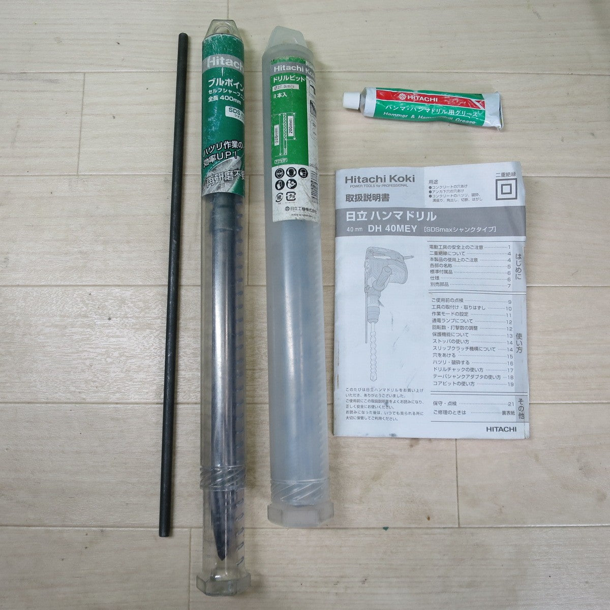 [送料無料] 付属品付き☆日立 40mm ハンマドリル DH40MEY 電動 工具 ハンマードリル コード式 100V HITACHI☆