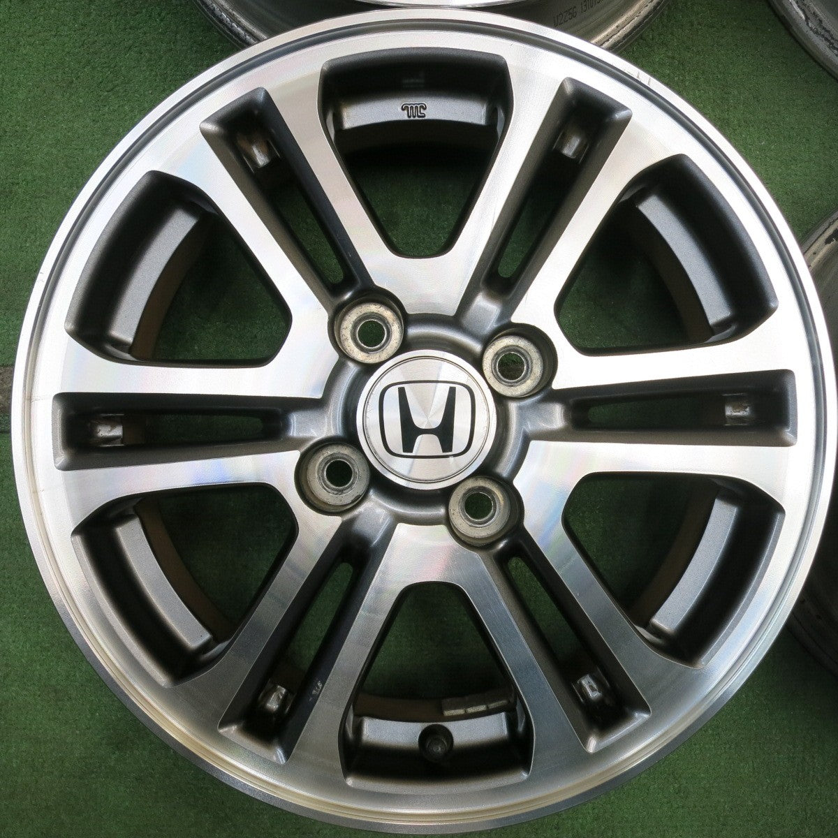 キレイ★ホンダ JF1 JF2 N-BOX 純正 ホイール 14インチ 14×4.5J NBOX Nボックス PCD100/4H★6062405HAホ