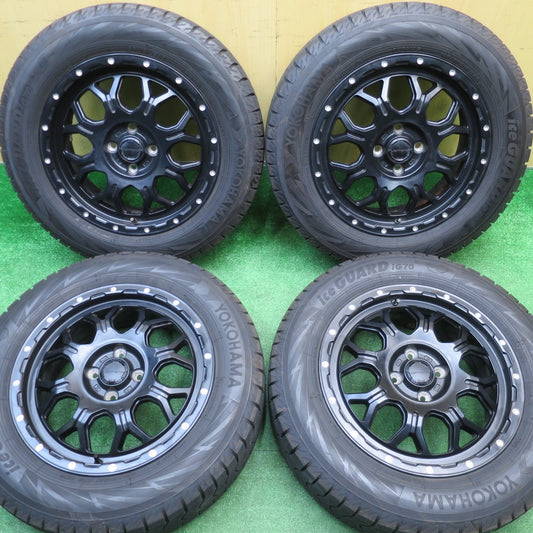 バリ溝！21年！キレイ！9分★スタッドレス 195/65R16 ヨコハマ アイスガード iG70 HI-BLOCK JERRARD ハイブロック ジェラード 16インチ PCD100/4H★5110702NJス