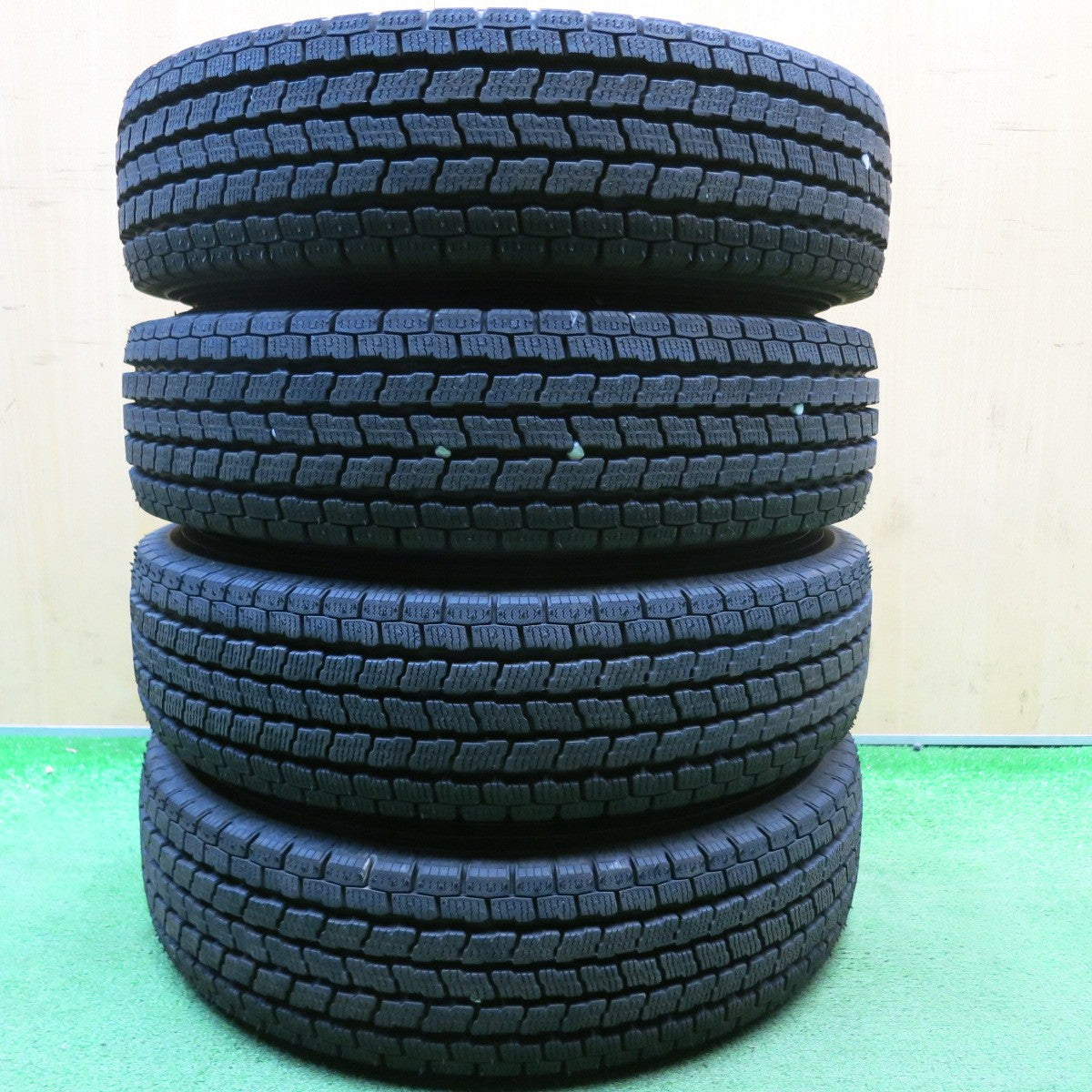 バリ溝！25年！ほぼ10分★スタッドレス 145/80R12 80/78N ヨコハマ アイスガード iG91 スチール ホイール 12インチ PCD100 110 114.3/4H マルチ★6040523HAス