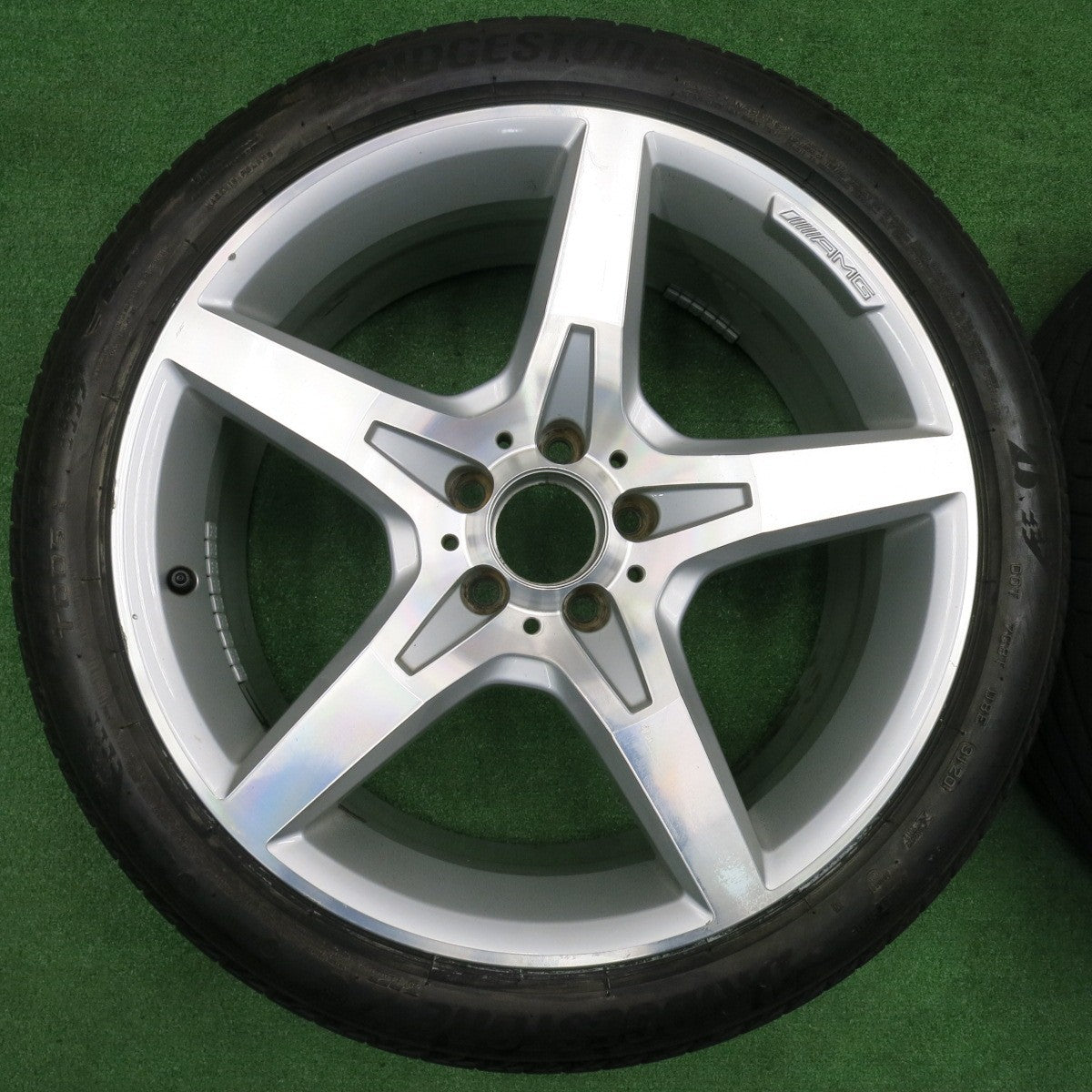[送料無料] 4本価格！20年★ベンツ SLクラス R231 純正 AMG 245/40R19 275/35R19 ブリヂストン トランザ T005 19インチ PCD112/5H★4103001NJノ