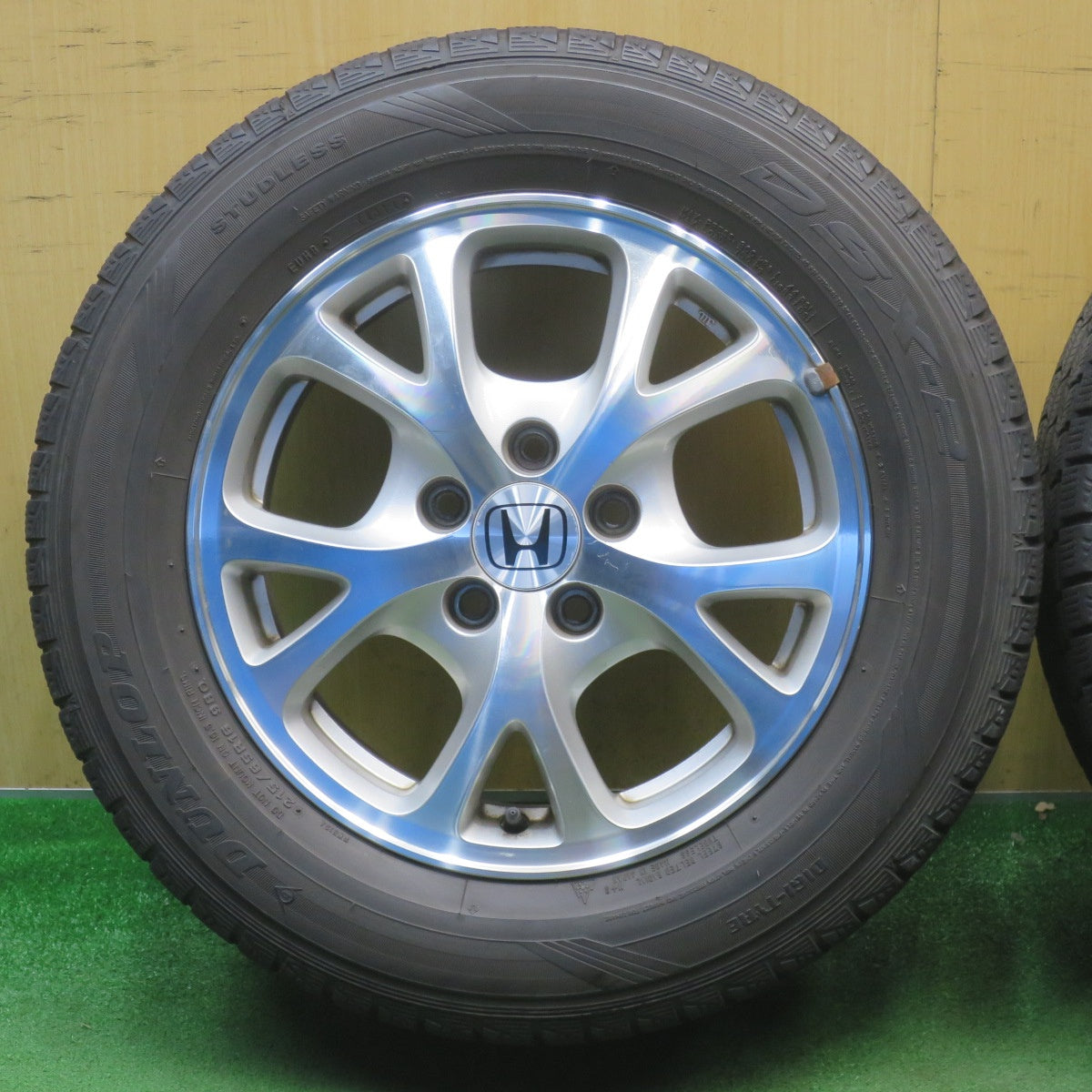 4本価格★ホンダ エリシオン 純正 215/65R16 スタッドレス ダンロップ DSX-2 16インチ PCD114.3/5H★6042401NJス