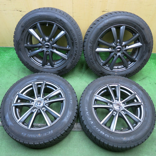 バリ溝！キレイ！8.5分★スタッドレス 205/60R16 グッドイヤー アイスナビ6 NIRVANA NV ニルバーナ ニルヴァーナ 16インチ PCD114.3/5H★5081011HAス