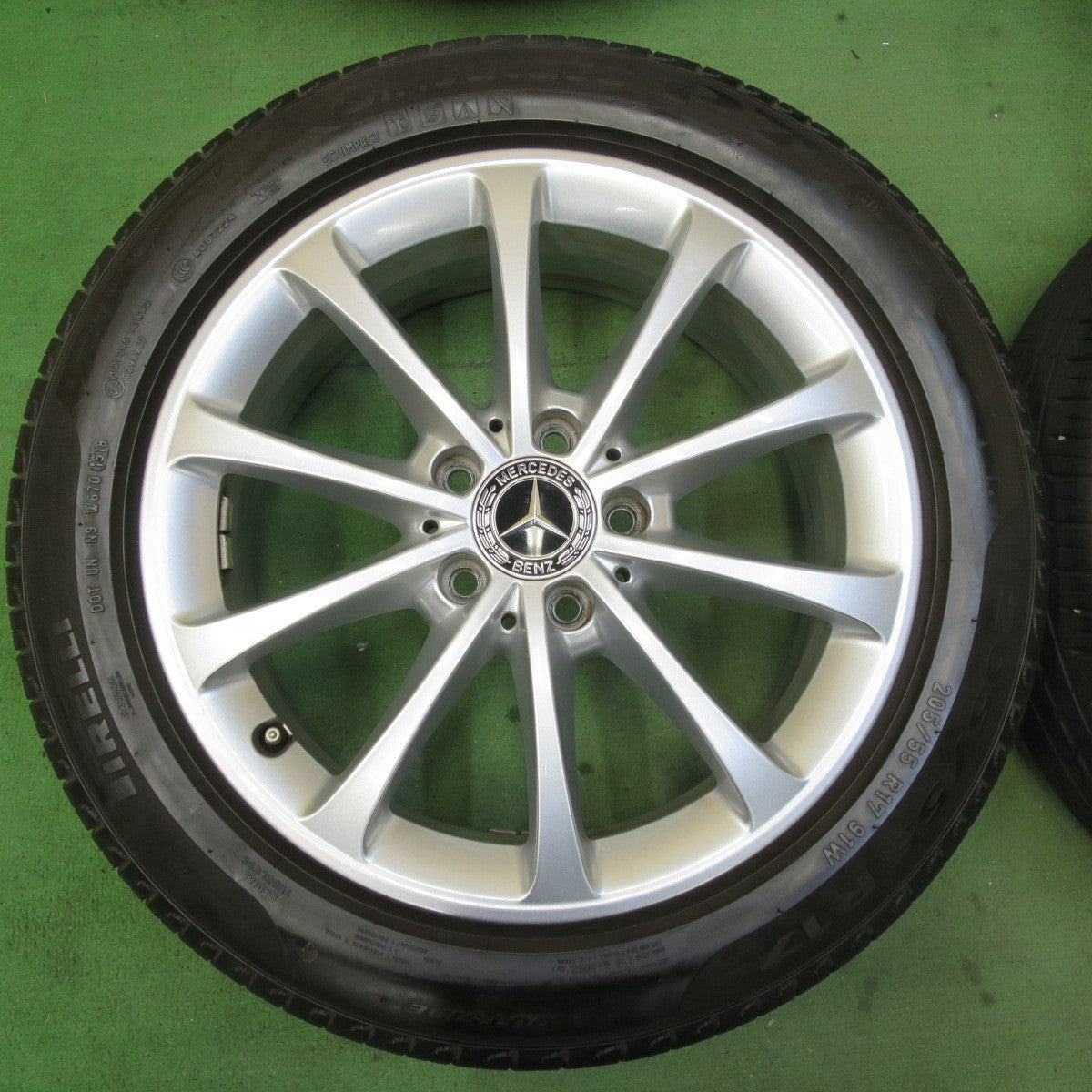 キレイ★ベンツ Aクラス W177 Bクラス W247 純正 205/55R17 ピレリ Cinturato P7 17インチ PCD112/5H★5063013イノ
