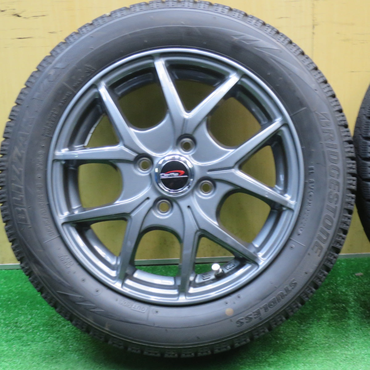 キレイ★スタッドレス 155/65R14 ブリヂストン ブリザック VRX Carifa カリファ 14インチ PCD100/4H★5121816NJス