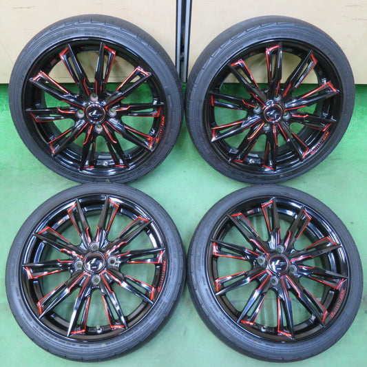 [送料無料] 軽四 キレイ★LEONIS GX 165/45R16 ファルケン ジークス ZE914 レオニス 16インチ PCD100/4H★5020901IMノ