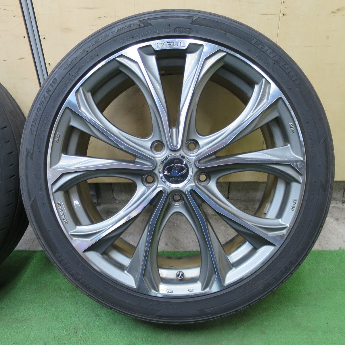 4本価格！23年★IMPUL Aura SX-50 215/45R18 ラウフェン Z FIT EQ インパル アウラ 18インチ PCD114.3/5H★6053002ナノ