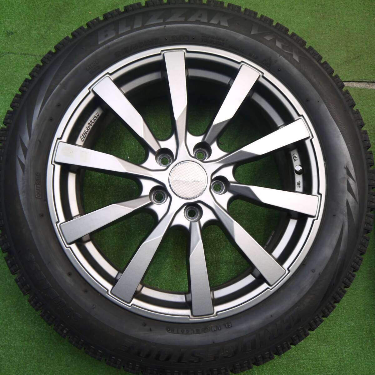 キレイ★ワーゲン 等 EUROTECH 215/55R17 スタッドレス ブリヂストン ブリザック VRX ユーロテック 17インチ PCD112/5H★5031708Hス