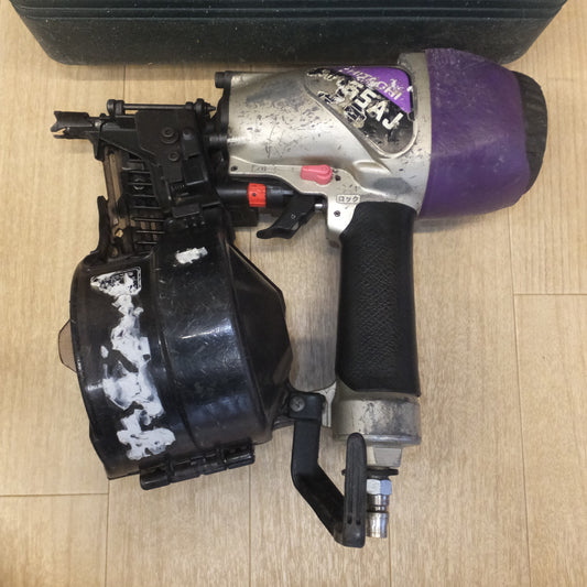 [送料無料] ジャンク★日立 HITACHI 65mm ロール釘打機 NV65AJ　常圧 エアーツール★