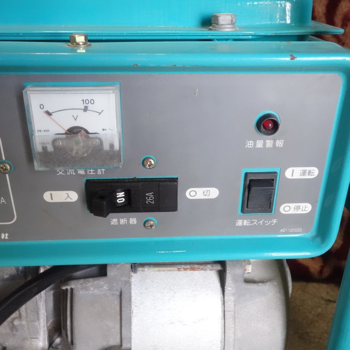 [送料無料] ☆デンヨー ガソリン エンジン 駆動 発電機 デンヨー ニュー パワー 2600U2 GA-2606U2 100V 2.6kVA 60Hz ジャンク ④☆