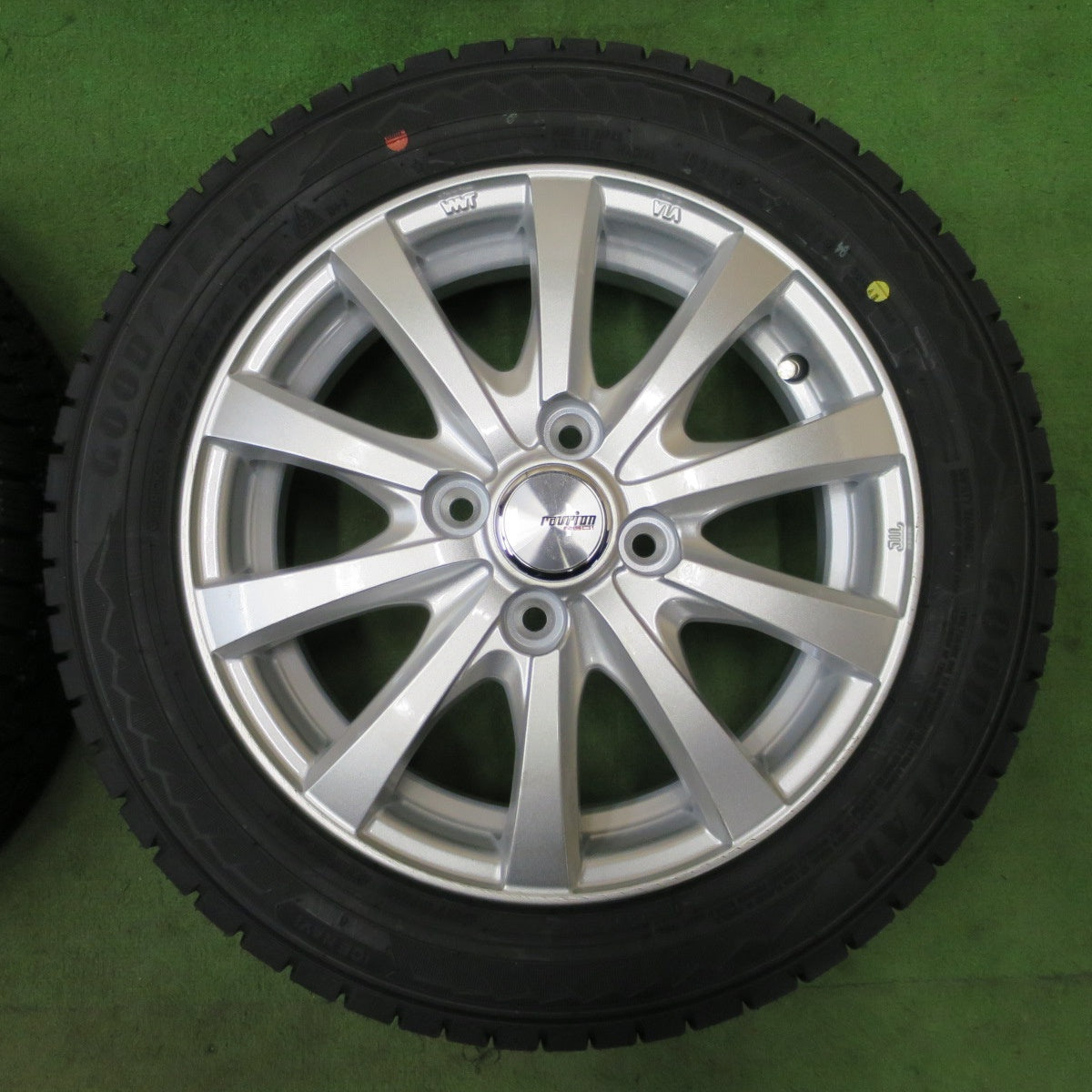 未使用！26年◎スタッドレス 155/65R14 グッドイヤー アイスナビ8 ravrion RS01 ラブリオン 14インチ PCD100/4H◎6102004NGス