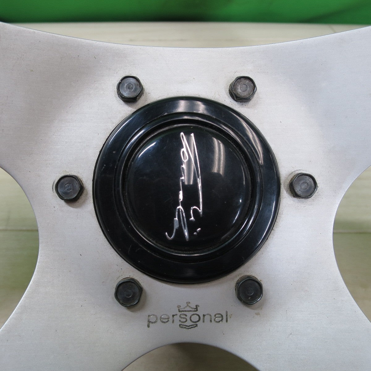 [送料無料] ☆Personal ウッド ステアリング ハンドル 9-79 パーソナル カー パーツ ヴィンテージ 現状品☆