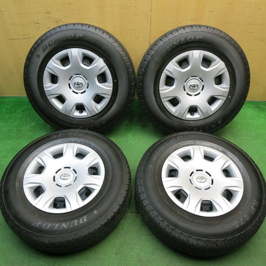 新車外し！23年★トヨタ 200系 ハイエース 純正 スチール 195/80R15 107/105N ダンロップ SP175N 15インチ PCD139.7/6H★5042709HAノ