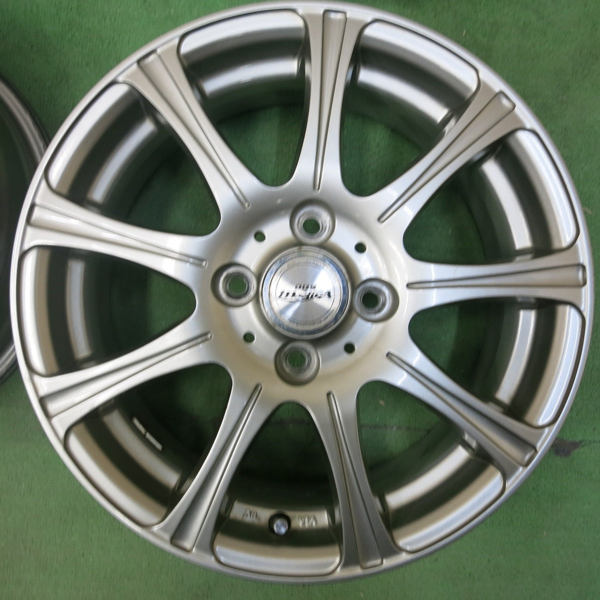 [送料無料] キレイ★weds D.O.S. BADX 15インチ ホイール ウェッズ DOS バドックス 15×5.5J PCD100/4H★4102910SYホ