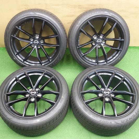 新車外し！25年★日産 RZ34 フェアレディZ バージョン ST 純正 RAYS 255/40R19 275/35R19 ブリヂストン ポテンザ S007 19インチ PCD114.3/5H★6052803KTノ