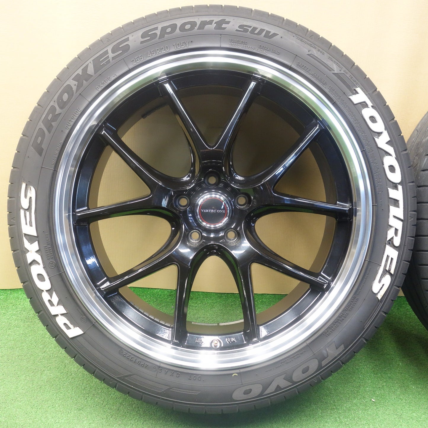 4本価格！22年★255/45R20 トーヨー プロクセス スポーツ SUV MiD VERTEC ONE EXE5 ヴァーテック ワン 20インチ PCD114.3/5H★6032301KTノ