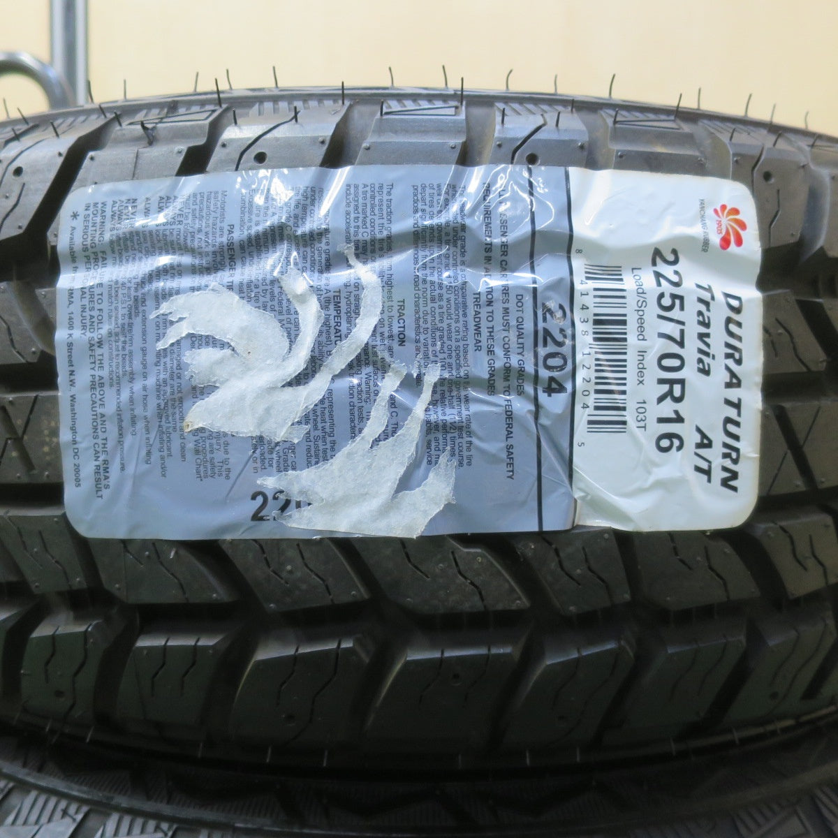 未使用！23年！2本★225/70R16 デュラターン TRAVIA A/T DURATURN 16インチ タイヤ デリカ D:5 エクストレイル CX-5 等★6073005イノタ
