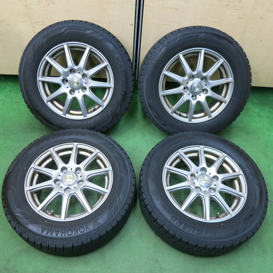 [送料無料] バリ溝！22年！9分★スタッドレス 195/65R15 ヨコハマ アイスガード iG60 AIRNOVA エアノヴァ 15インチ PCD114.3/5H★4112703SYス