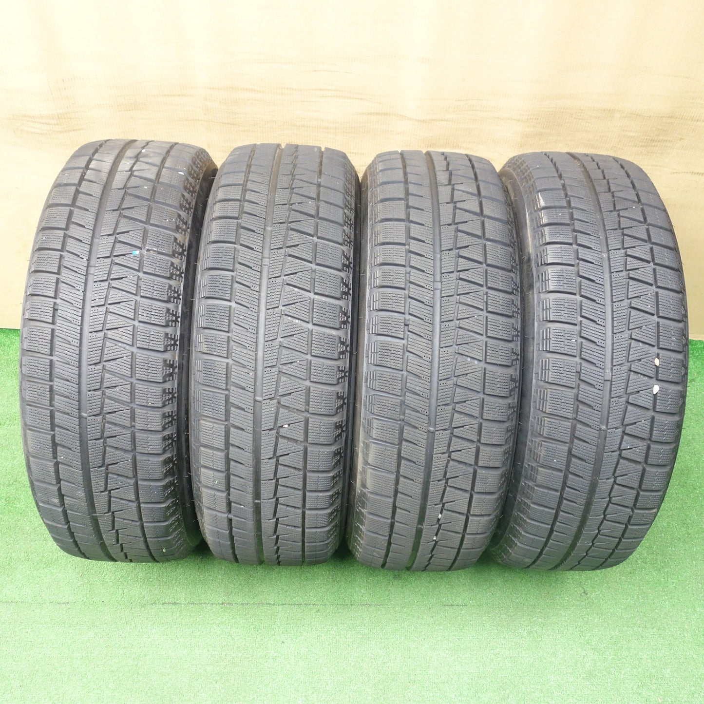 バリ溝！23年！9.5分★スタッドレス 215/60R16 ブリヂストン アイスパートナー2 SEIN-EK AME ENKEI ザイン エンケイ 16インチ PCD114.3/5H★6021401KTス