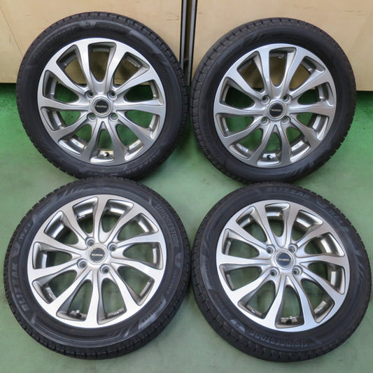 バリ溝！25年！9.5分◎スタッドレス 165/55R15 ブリヂストン ブリザック WZ-1 BALMINUM TR10 バルミナ 15インチ 軽サイズ PCD100/4H◎6100906イス