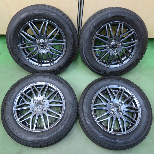 バリ溝！24年！キレイ！9分★スタッドレス 165/70R14 ヨコハマ アイスガード iG60 SIBILLA NEXT W45 シビラ 14インチ PCD100/4H★6051802イス