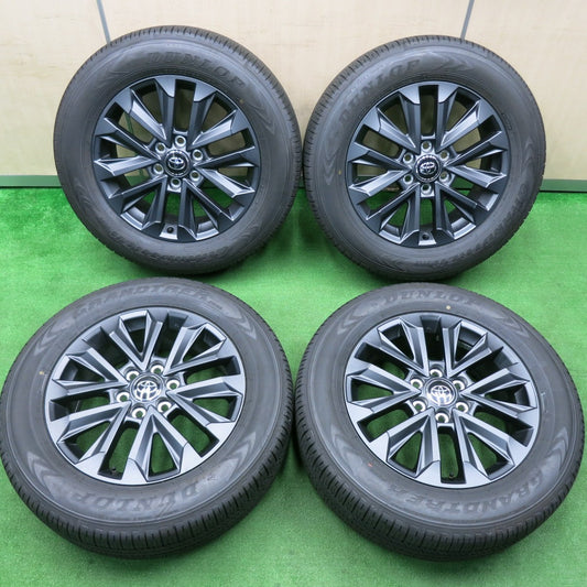 [送料無料] 新車外し！24年★トヨタ ランクル 250 ZX 純正 265/60R20 ダンロップ グラントレック PT22 20インチ PCD139.7/6H★4120614TNノ