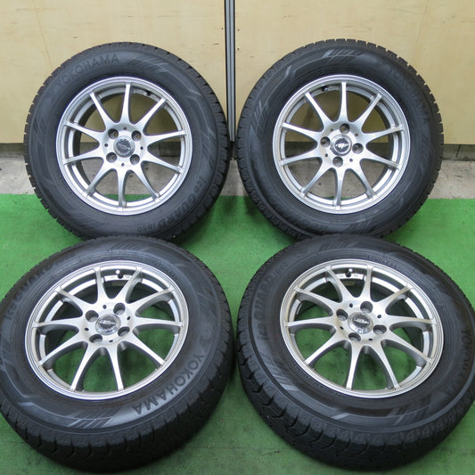バリ溝！23年！キレイ！9.5分★スタッドレス 195/65R15 ヨコハマ アイスガード iG60 X CROSS SPEED PREMIUM クロススピード 15インチ PCD100/4H★5092401TTス