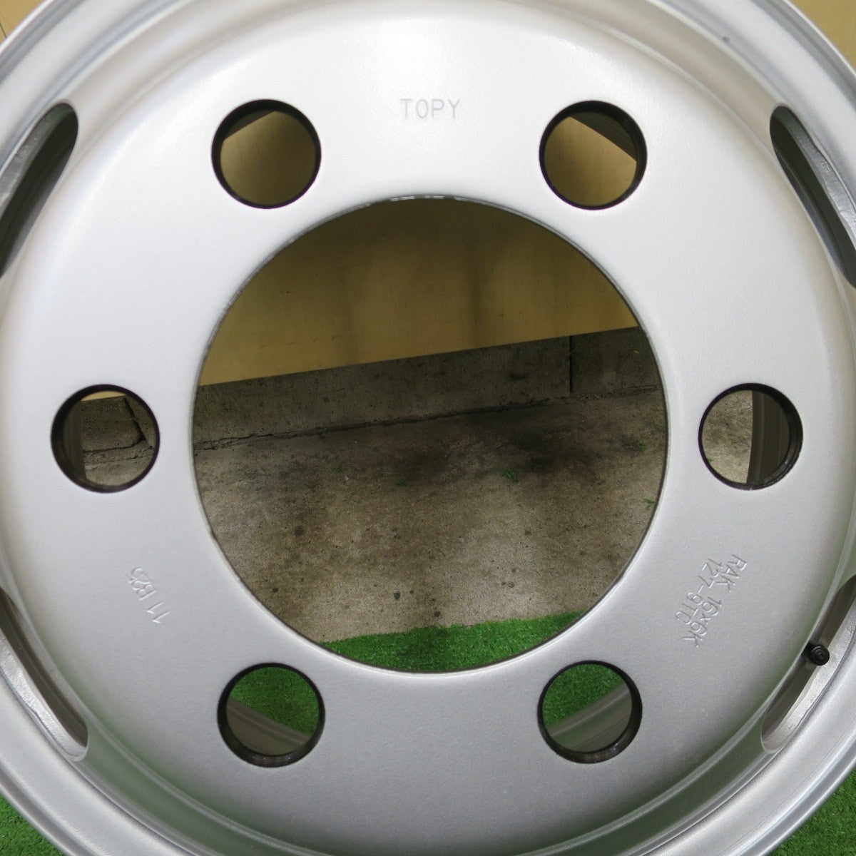 未使用！1本★トラック TOPY スチール ホイール 16インチ 16×6K トピー 127-9TC PCD222.25/6H★6042501ナホ