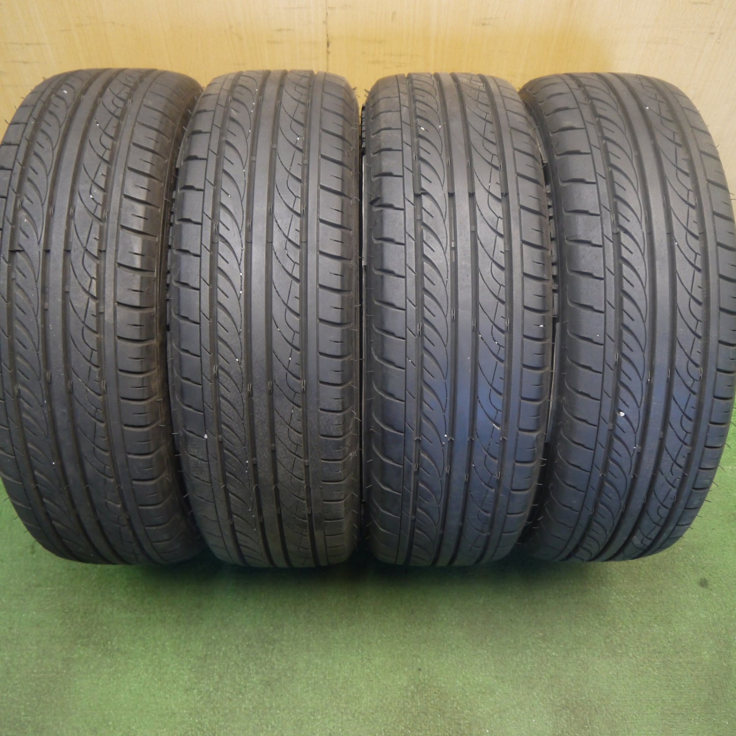 バリ溝！キレイ！9分★DAYTONA 165/55R15 VITOUR FORMULA X ホワイトレター  デイトナ IRON HEAD 15インチ PCD100/4H★6052904Hノ