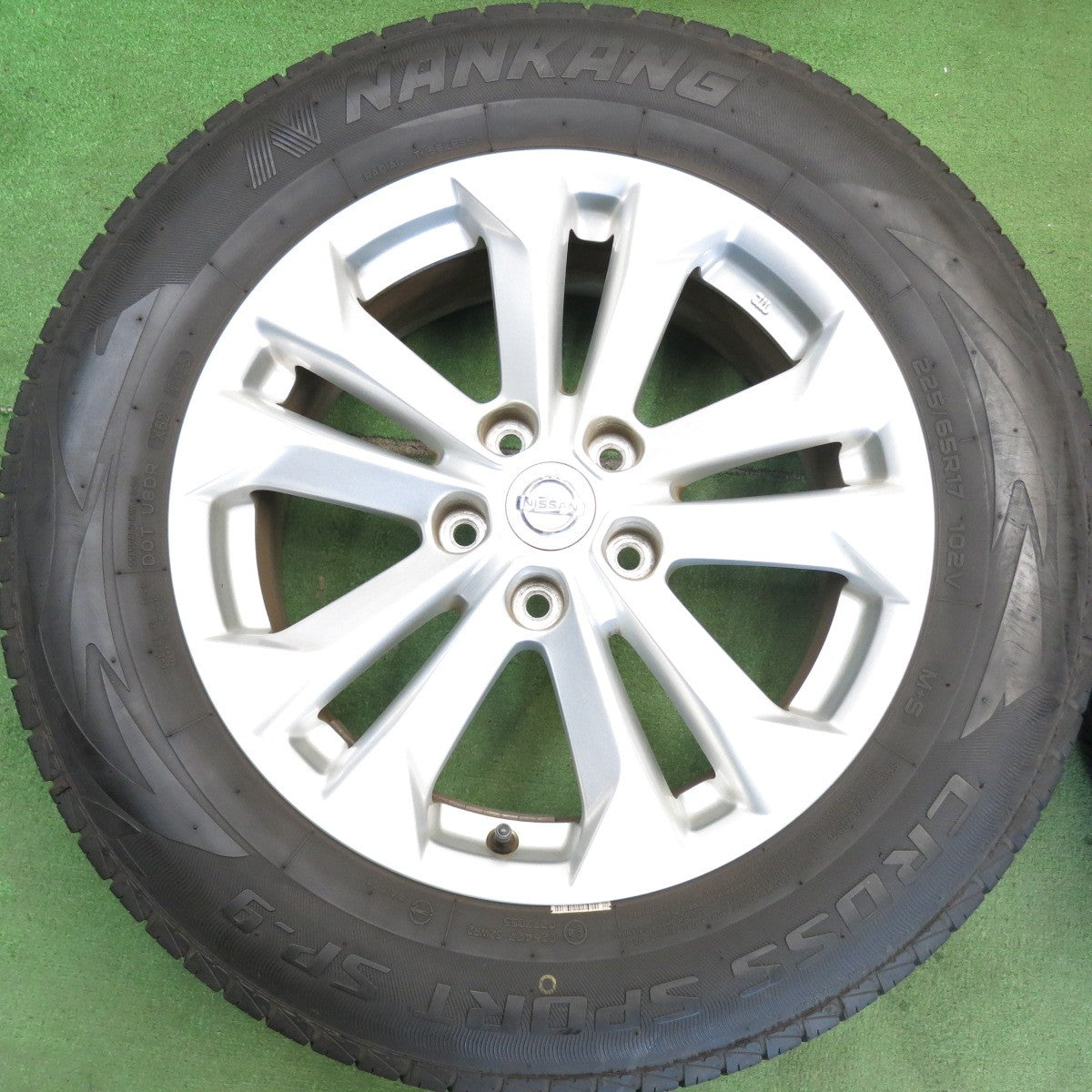 4本価格！23年★日産 T32 エクストレイル 純正 225/65R17 ナンカン CROSS SPORT SP-9 17インチ PCD114.3/5H★6052404HAノ
