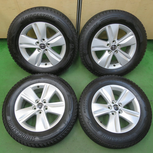 バリ溝！23年！キレイ！9.5分★トヨタ 60系 ハリアー 純正 225/65R17 スタッドレス ブリヂストン ブリザック DM-V3 17インチ PCD114.3/5H★5100406イス